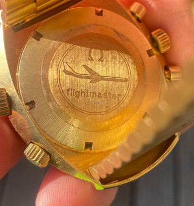 Omega Flightmaster De Luxe Solid Gold Collector Dream Extract Omega Archive