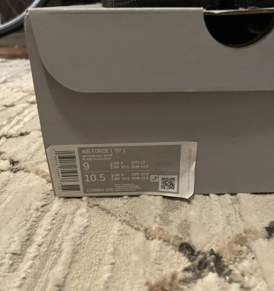 Air Force 1 07 Lv8 White Black