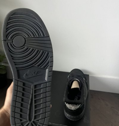 Travis Scott Jordan Phantom Black Low worn Once