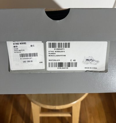 Balenciaga Off-white Runner Graffiti Sneaker