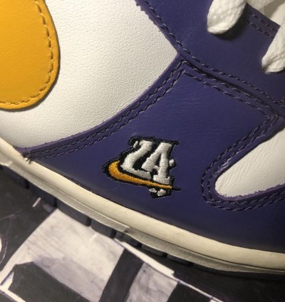 Rare 2004 Nike Dunk Low La Los Angeles Court Purple Kobe