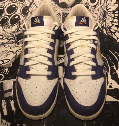 Rare 2004 Nike Dunk Low La Los Angeles Court Purple Kobe