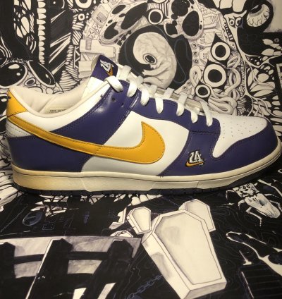 Rare 2004 Nike Dunk Low La Los Angeles Court Purple Kobe