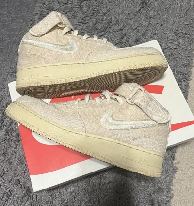 Air Force 1 07 Mid Stussy Fossil