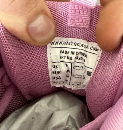 Balenciaga Pink Track Sneakers