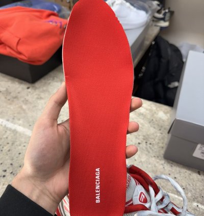 Balenciaga Red Track Runners