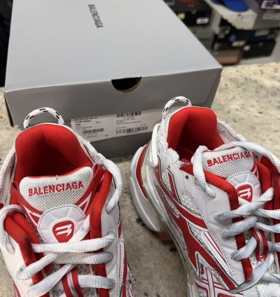 Balenciaga Red Track Runners