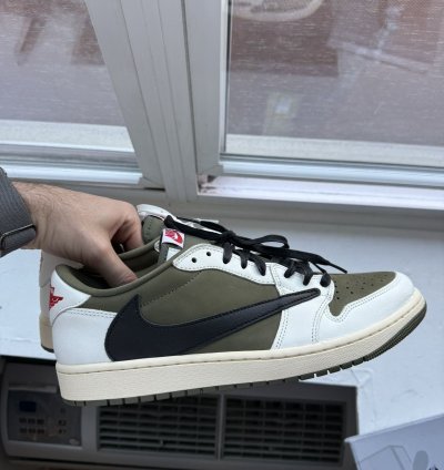 Travis Scott Medium Olive Jordan 1 Retro Low Og Sp