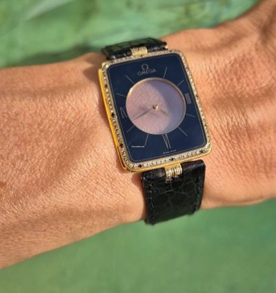 Omega La Magique Speciale Ultra-thin Transparent Scarface Diamonds Rare