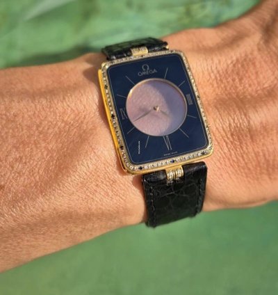 Omega La Magique Speciale Ultra-thin Transparent Scarface Diamonds Rare