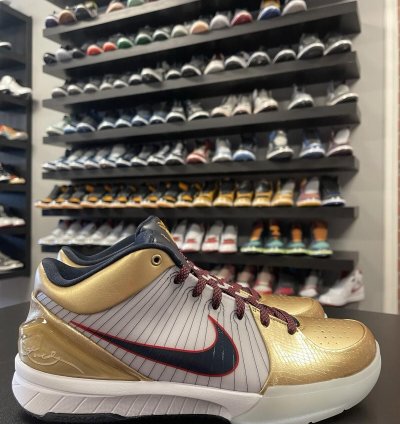 Size 10 - Nike Kobe 4 Protro Gold Medal fq3544-100 Men