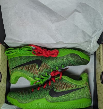 Size 10 - Nike Kobe Mamba Rage Grinch