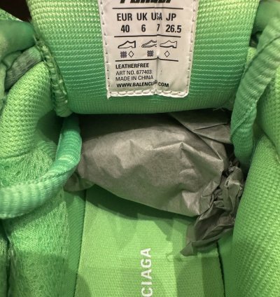 Balenciaga Runner Fluo Green Sz 40