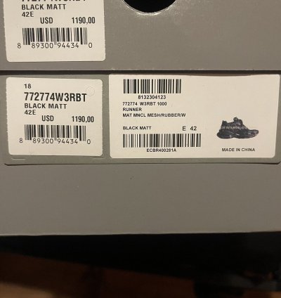 Balenciaga Runner Matte Black