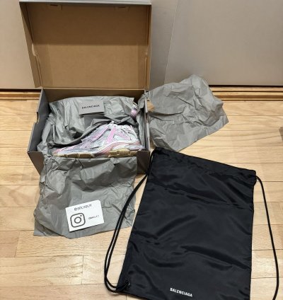 Balenciaga Runner Pink White Sz 40