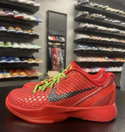 Size 5y - Nike Kobe 6 Protro Reverse Grinch Gs Fv9676-600 Gs