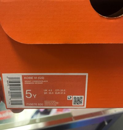 Size 5y - Nike Kobe 6 Protro Reverse Grinch Gs Fv9676-600 Gs