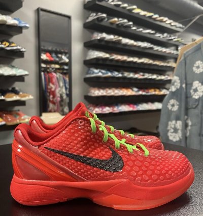 Size 5y - Nike Kobe 6 Protro Reverse Grinch Gs Fv9676-600 Gs
