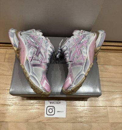 Balenciaga Runner Pink White Sz 40