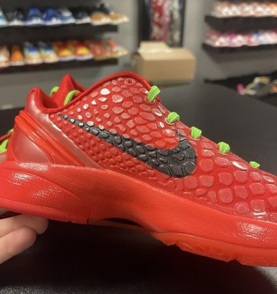 Size 5y - Nike Kobe 6 Protro Reverse Grinch Gs Fv9676-600 Gs