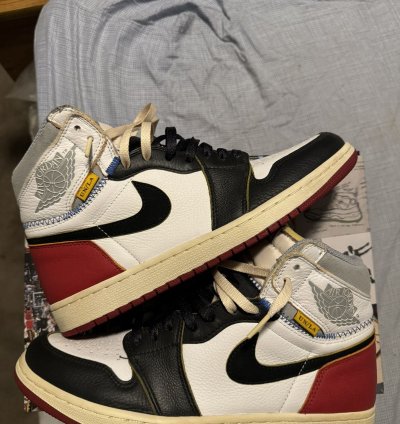 Union Jordan 1 Black Toe