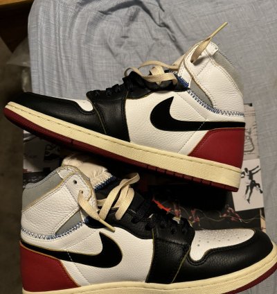 Union Jordan 1 Black Toe