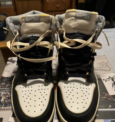 Union Jordan 1 Black Toe