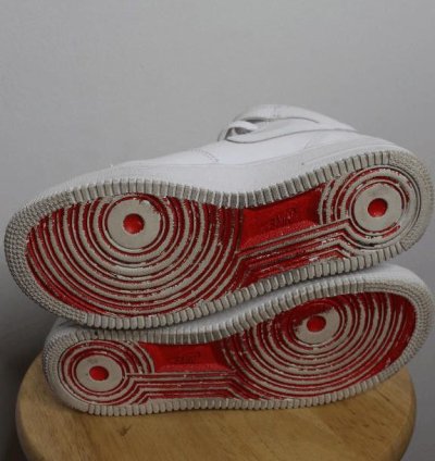 Air Force 1 Custom High Top - White Spikes - 7 Youth P10007