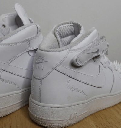 Air Force 1 Custom High Top - White Spikes - 7 Youth P10007