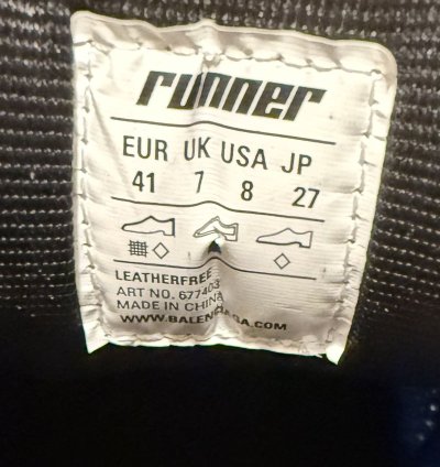 Balenciaga Runner Sneaker Blue White 41