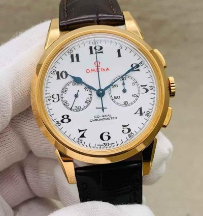 Omega Limited Edition 188 Rose Gold Mechanical Watch 39mm Olympic Official Timekeeper