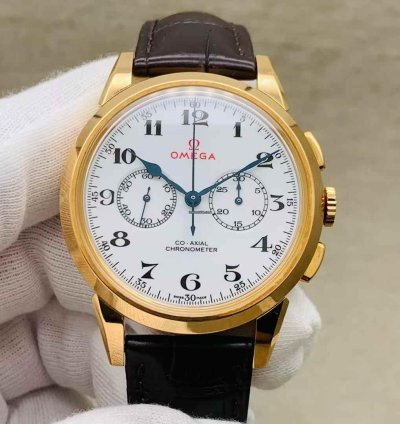 Omega Limited Edition 188 Rose Gold Mechanical Watch 39mm Olympic Official Timekeeper