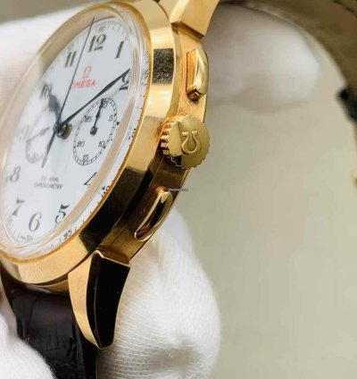 Omega Limited Edition 188 Rose Gold Mechanical Watch 39mm Olympic Official Timekeeper