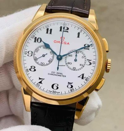 Omega Limited Edition 188 Rose Gold Mechanical Watch 39mm Olympic Official Timekeeper
