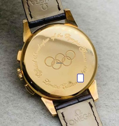 Omega Limited Edition 188 Rose Gold Mechanical Watch 39mm Olympic Official Timekeeper