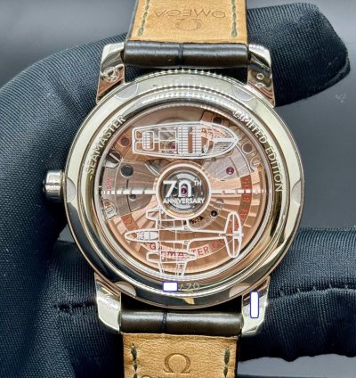 Omega Limited Edition Of 70 Platinum Automatic Watch Co-axial Master Chronometer Small Seconds