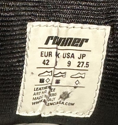 Balenciaga Runner Sneaker In Black Men