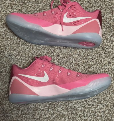 Stitches Low Kobe 9 Em Pink