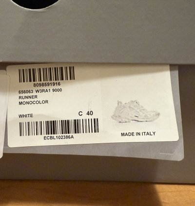 Balenciaga Runner Sneaker White 40