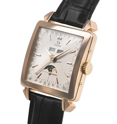 Omega Museum Collection No 2 Rose Gold Triple Calendar Moonphase Silver 32 8 32 5mm 5756 30 01