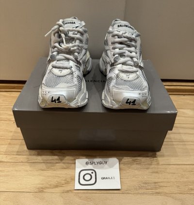 Balenciaga Runner Triple White Sz 41