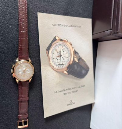 Omega Museum Limited Edition 1949 Rose Gold Manual Mechanical Watch 39mm Museum