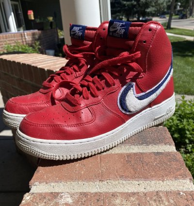 Air Force 1 High 07 Lv8 Red