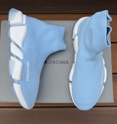 Balenciaga Speed Trainer Light Blue Size 7