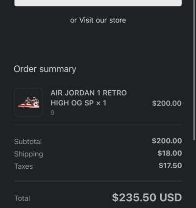 Union La Jordan 1 Back