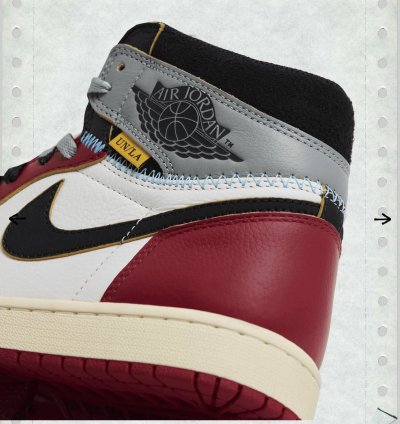 Union La Jordan 1 Chicago Shadow