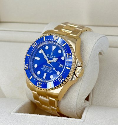 Rolex Sea-dweller Deepsea Unworn 2024 Deepsea Blue Yellow Gold 136668lb-0001 Complete