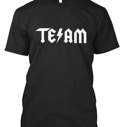 Team T-shirt Made In The Usa Size S To 5xl