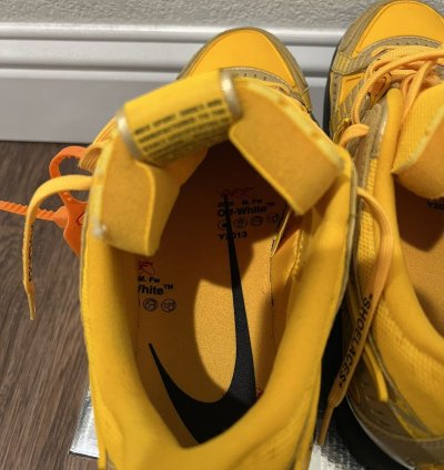 University Gold Off White Nike Dunk