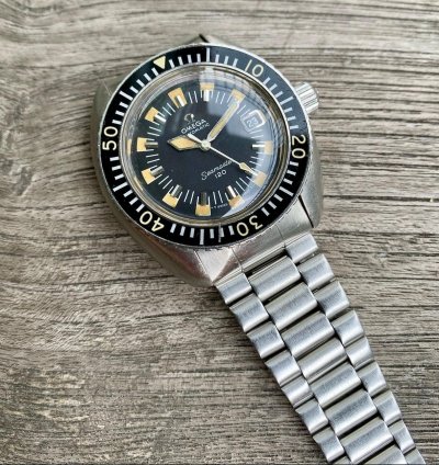 Omega Seamaster 120 Rare Deep Black Archive Certificate Extract Record